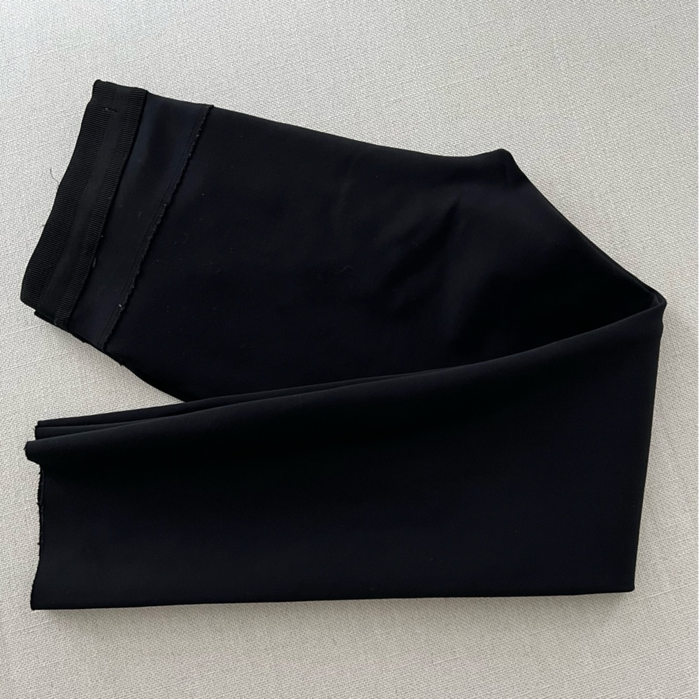 J BRAND • Low Waist Black Scuba Leggings